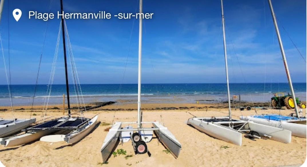 A Casa Mia Plage Hermanville-sur-Mer Exterior photo